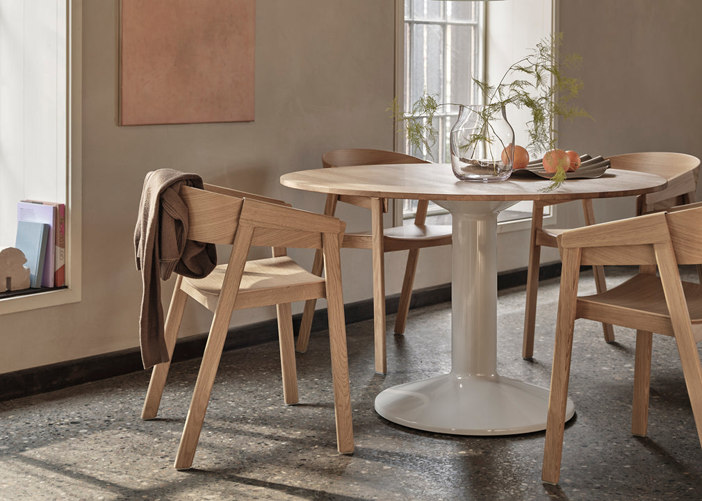 Midst Table 120cm Dark Red Lino Red