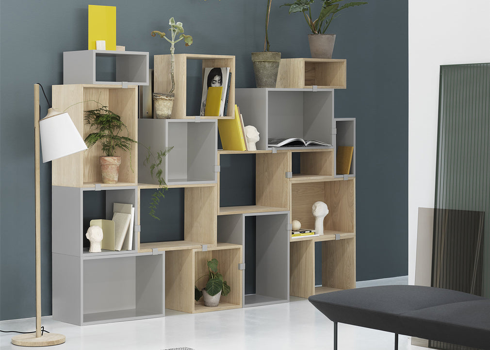 Stacked Storage System Module Open Oak / Small