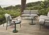 Settle Outdoor Lounge Chair Ribbed Weave Dark Green 2
