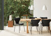 Series 7 Chair Fully Upholstered Grace Leather Black / Chrome