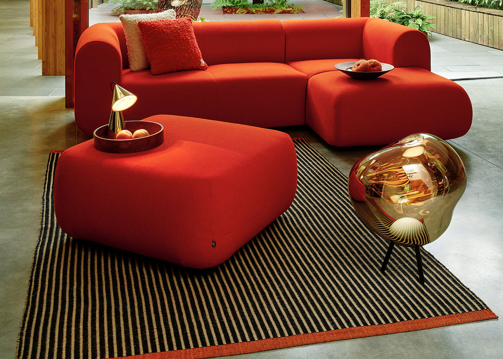 Line Rug Black 170cm x 240cm