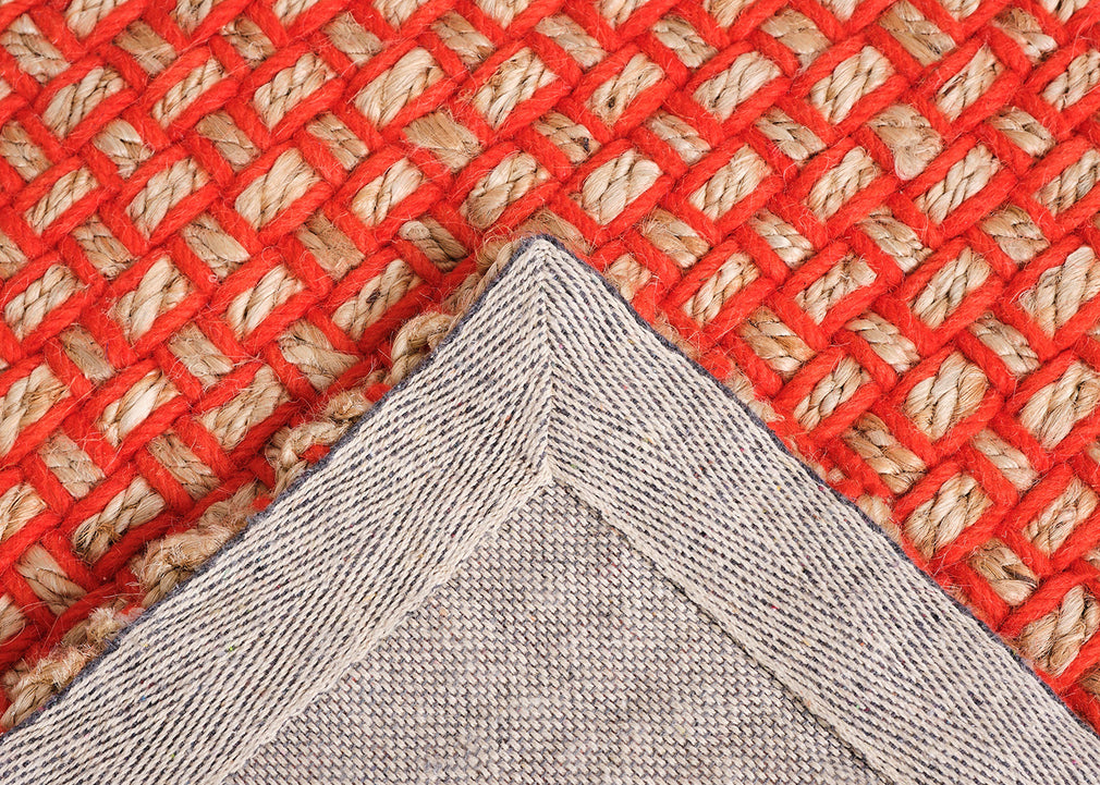 Weave Rug Orange 170cm x 240cm