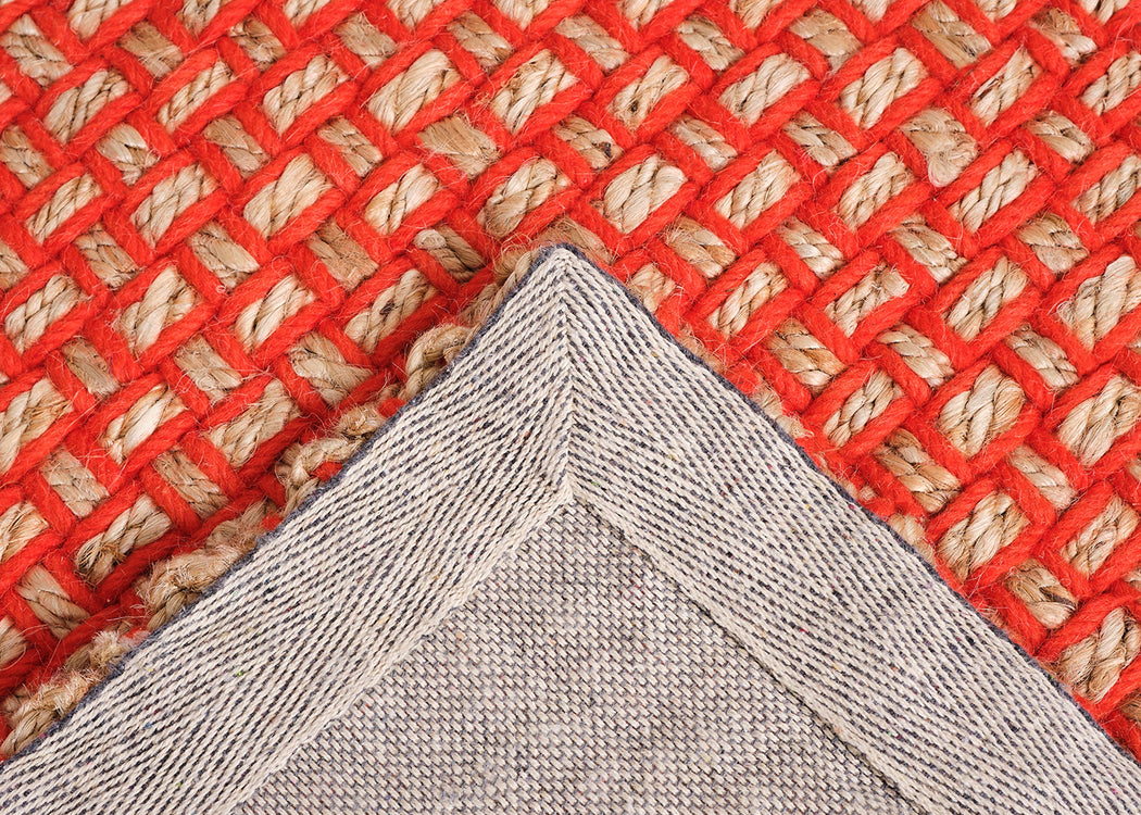 Weave Rug Orange 170cm x 240cm