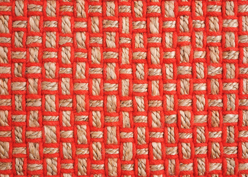Weave Rug Orange 170cm x 240cm