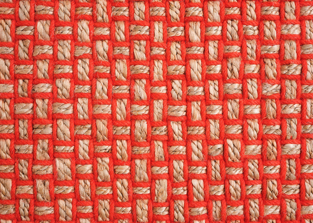 Weave Rug Orange 170cm x 240cm