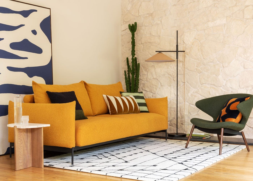 Otto Sofa Bed Boucle Ochre