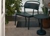Linear Steel Coffee Table Anthracite Black