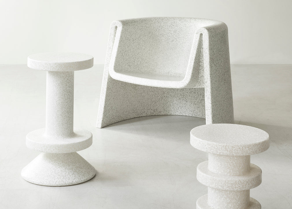Bit Lounge Chair White
