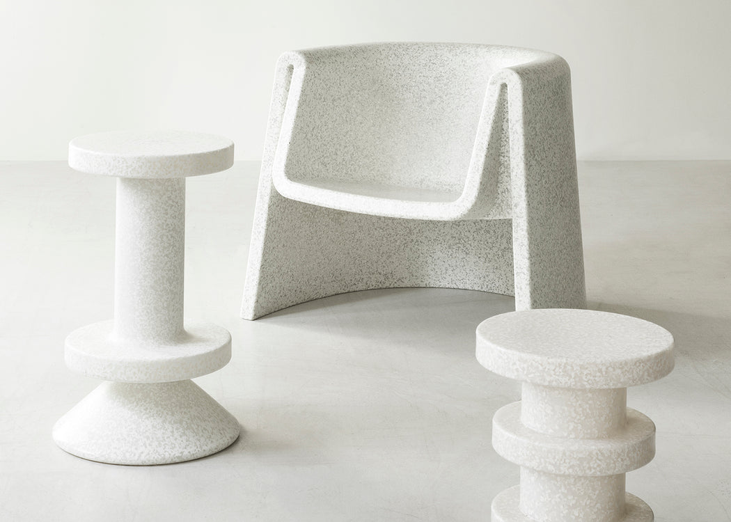 Bit Lounge Chair White