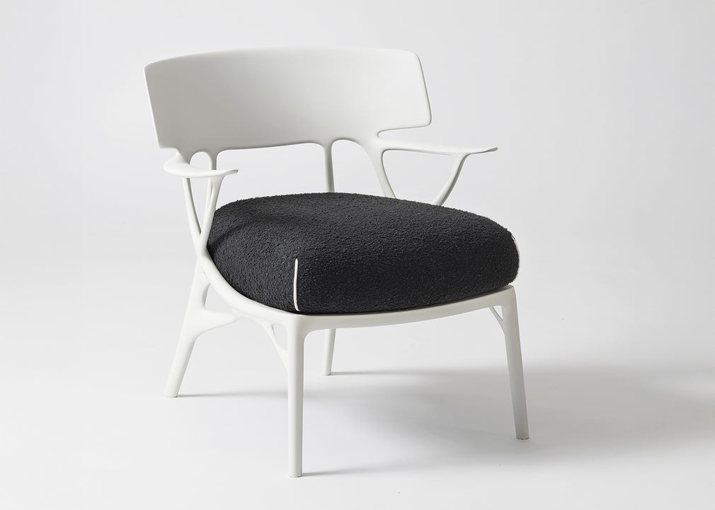A.I. Lounge Boucle Black & Dove Grey