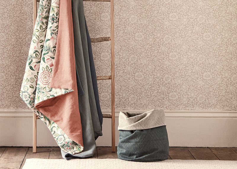 Mallow Wallpaper Dusky Rose