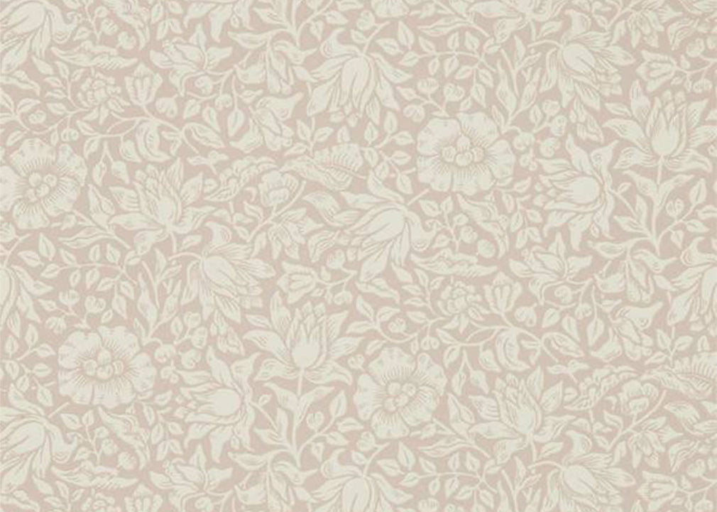 Mallow Wallpaper Dusky Rose