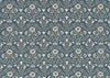 Morris Bellflowers Wallpaper Indigo-Linen