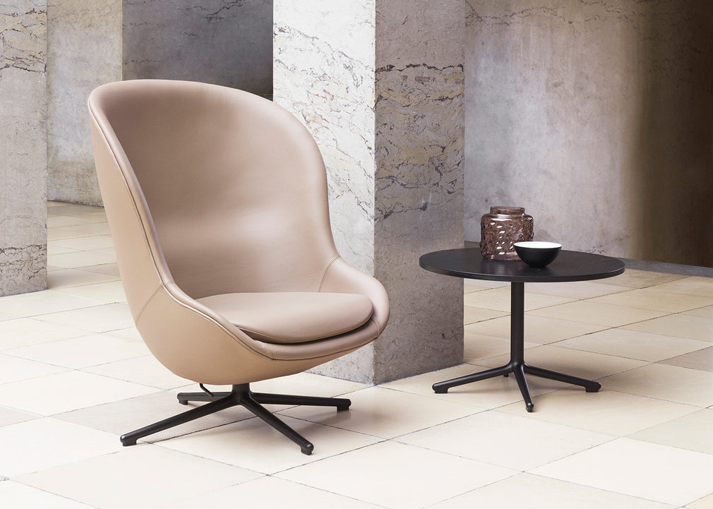 Hyg Lounge Chair High Swivel Ultra Leather 41574 / Tilt