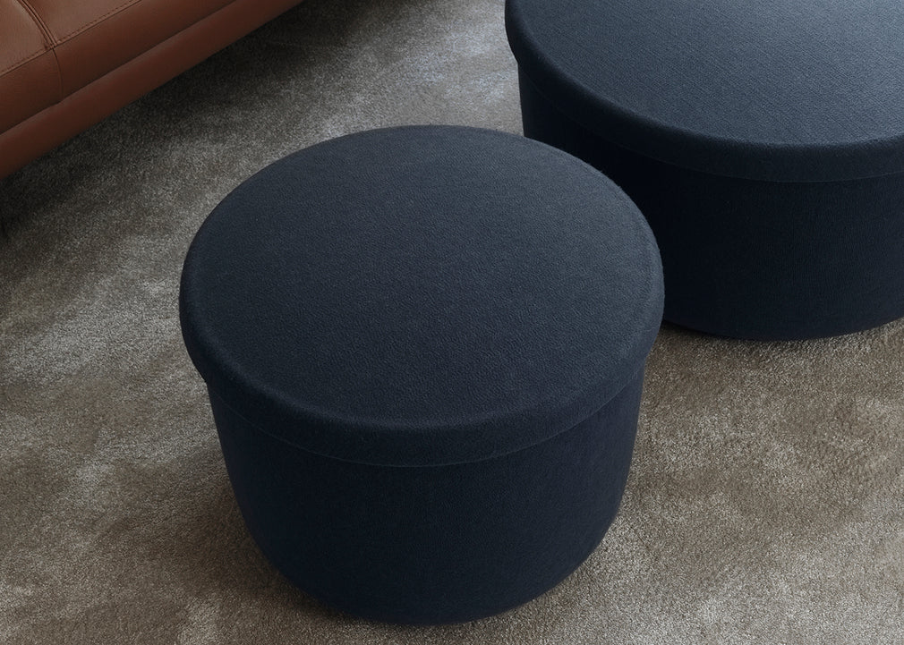 Hide Storage Pouf Sand / Large