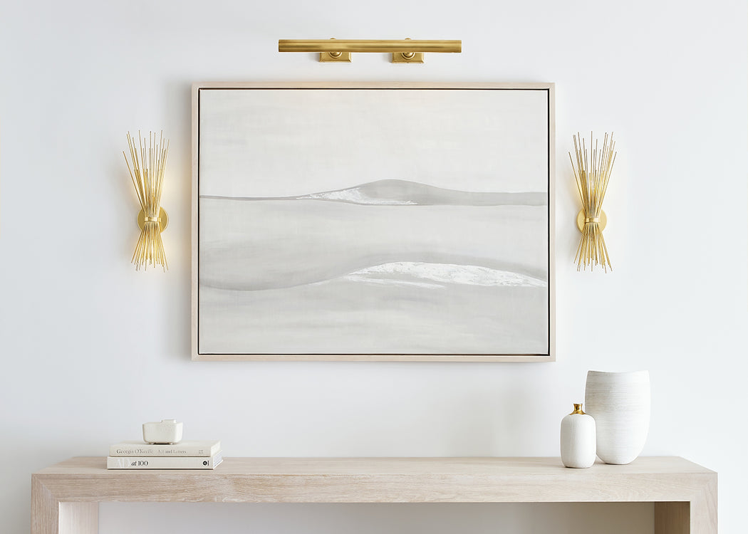 Cabinet Maker's Picture Wall Light 18" / Antique Brass