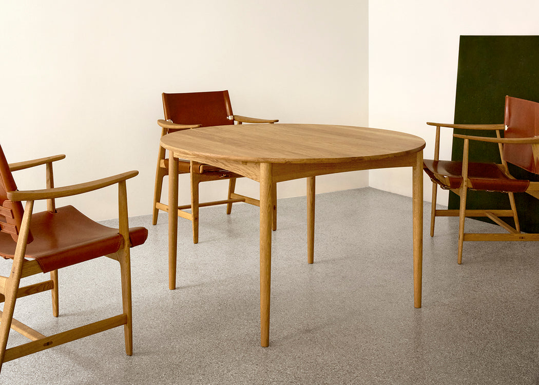 BM0121 Table Extendable 120cm Oiled Oak