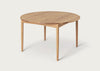 BM0121 Table Extendable 120cm Oiled Oak