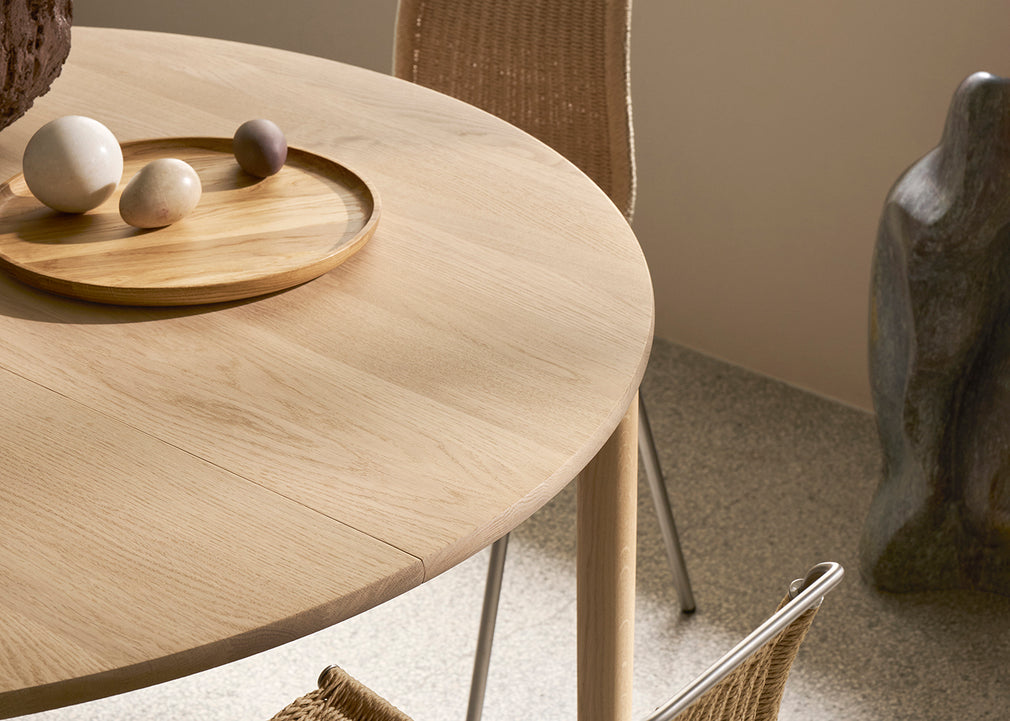 BM0121 Table Extendable 120cm Oiled Oak