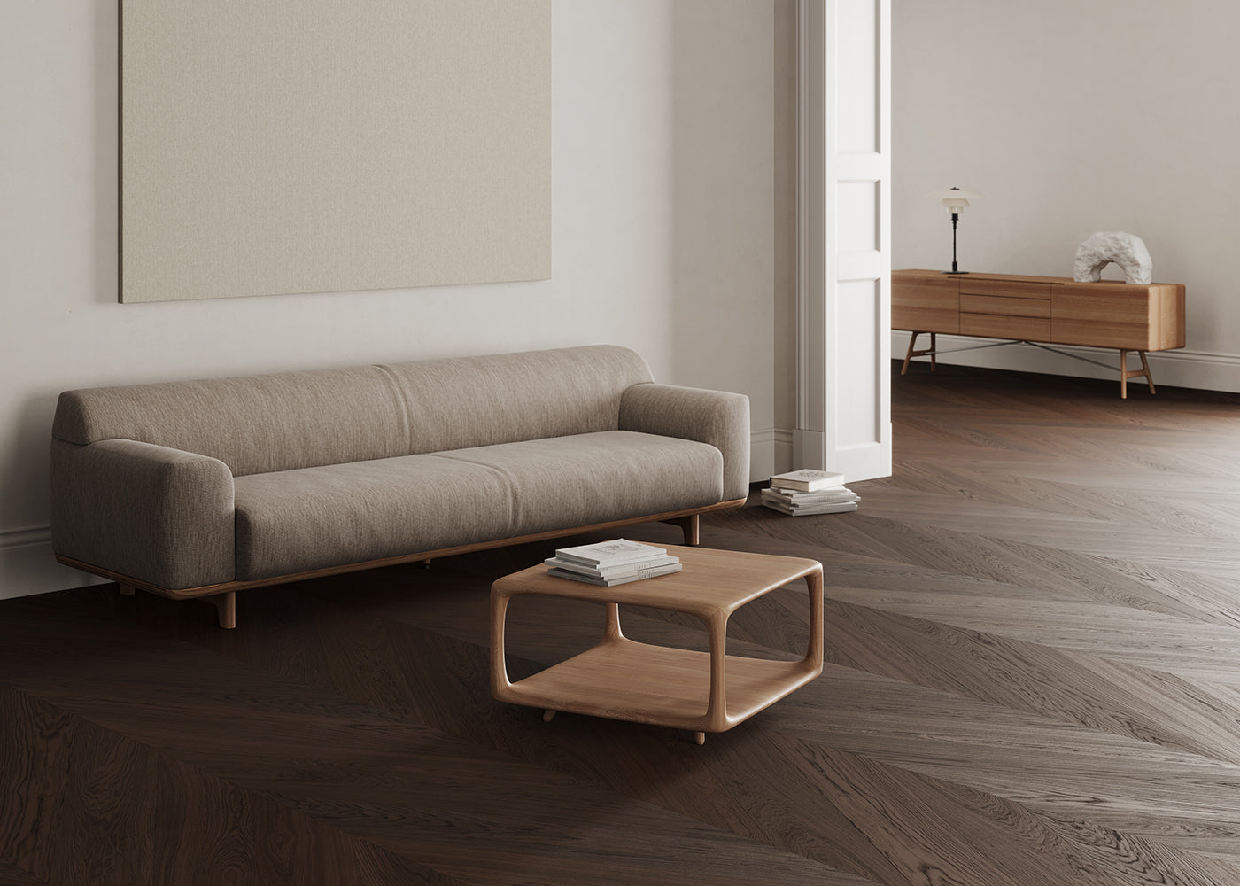 Blend Coffee Table Natural Oiled Walnut