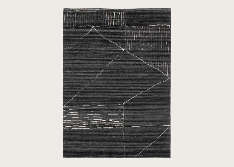 Landscape Fields Rug Charcoal 140cm x 200cm