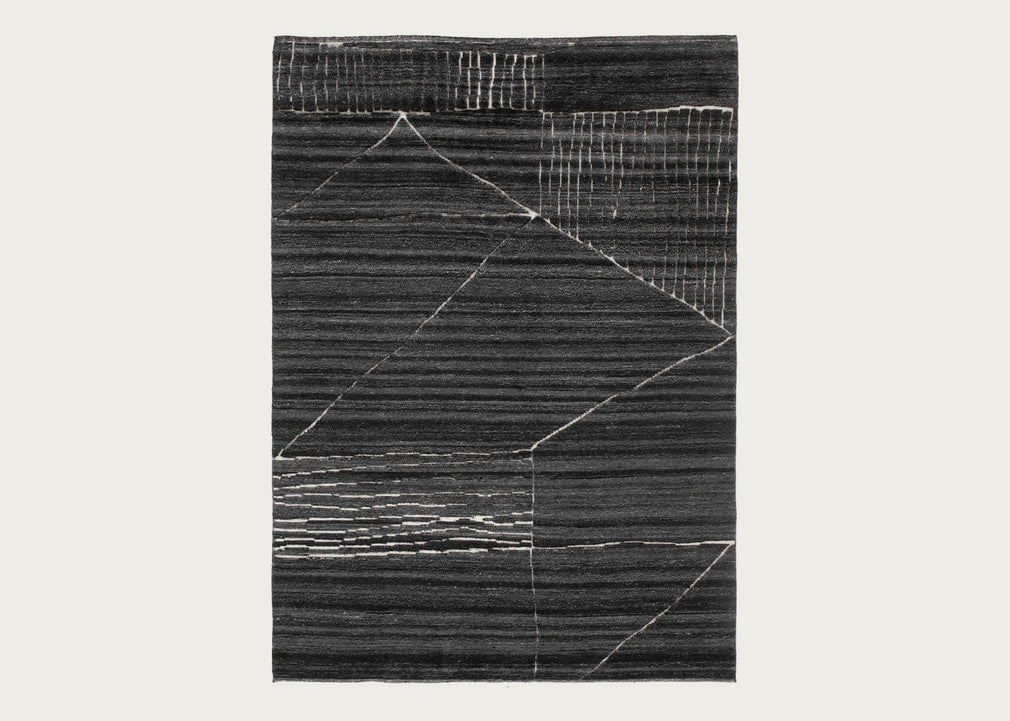 Landscape Fields Rug Charcoal 140cm x 200cm