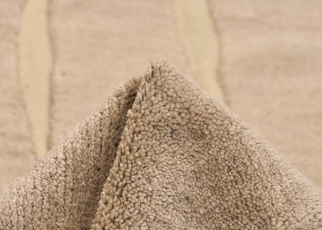 Landscape Stream Rug Beige 140cm x 200cm