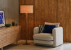 Rafi Armchair Boucle Fern / Non-Swivel