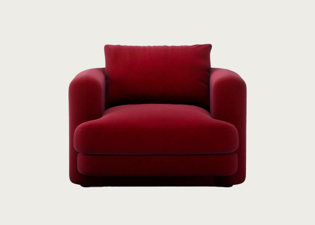 Rafi Armchair Boucle Fern / Non-Swivel