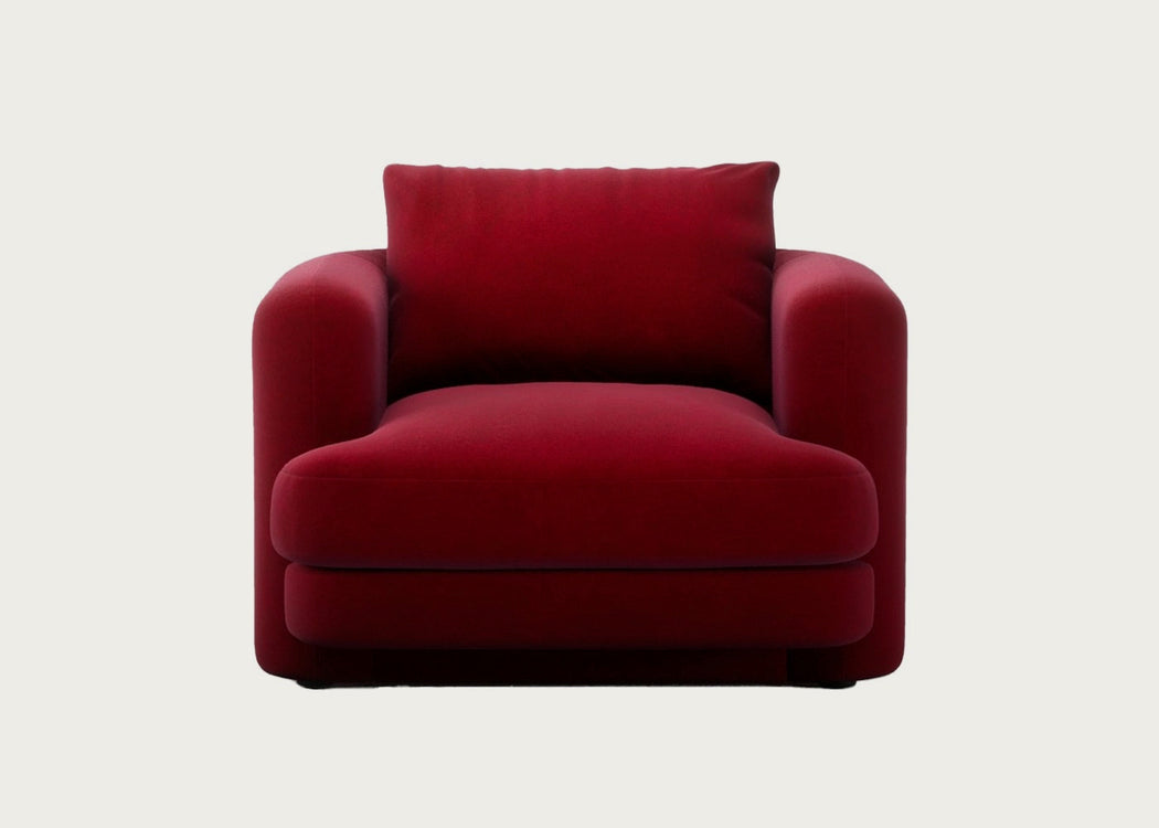 Rafi Armchair Boucle Fern / Non-Swivel