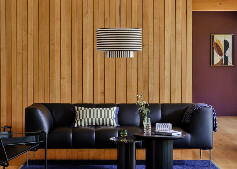 Raie Fabric Pendant Light Raie Green