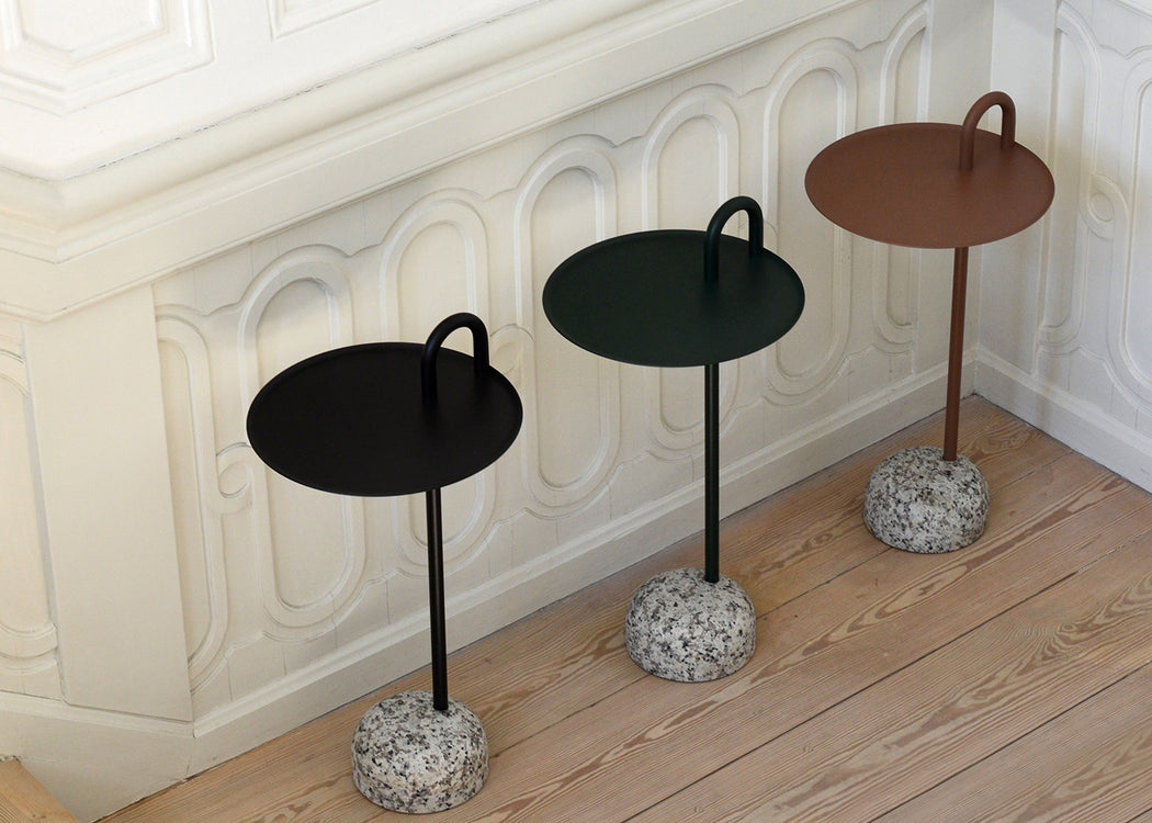 Bowler Granite Base Table Beige
