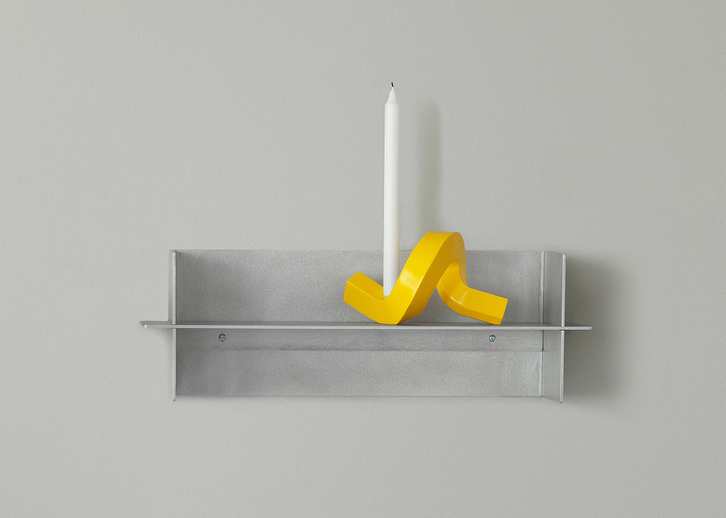 Crooked Candleholder Yellow