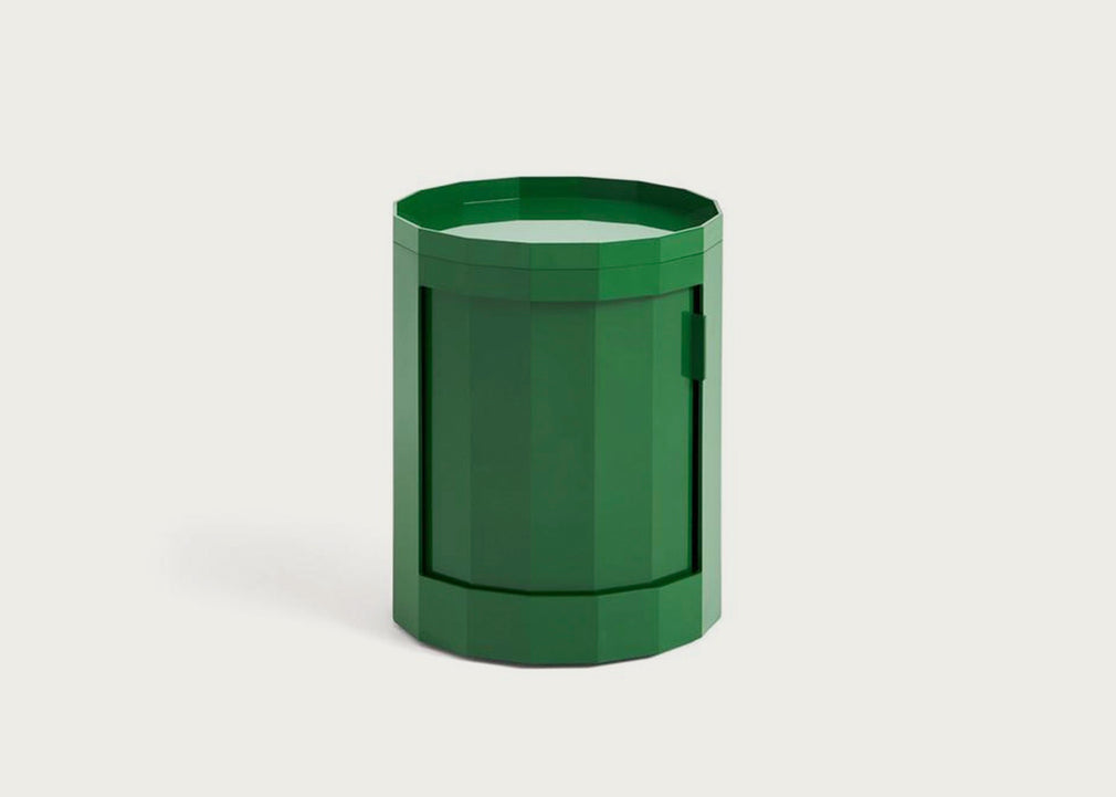 Facet Cabinet Low Eggshell