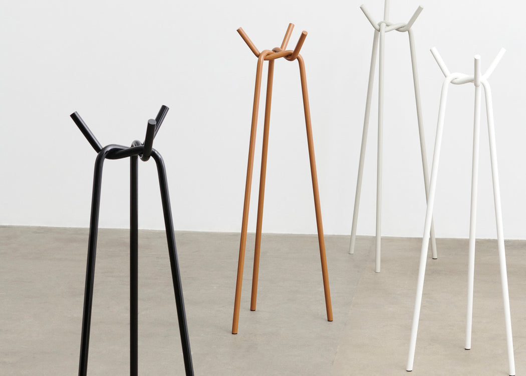 Knit Coat Rack Black