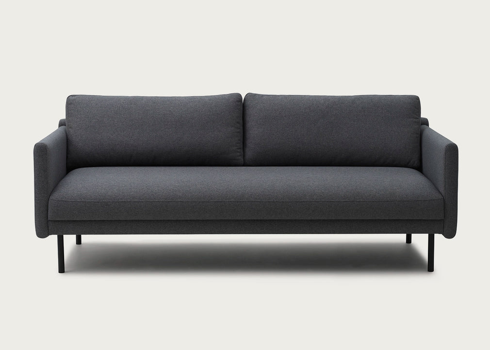Rar 3 Seater Sofa Re-born Dark Grey
