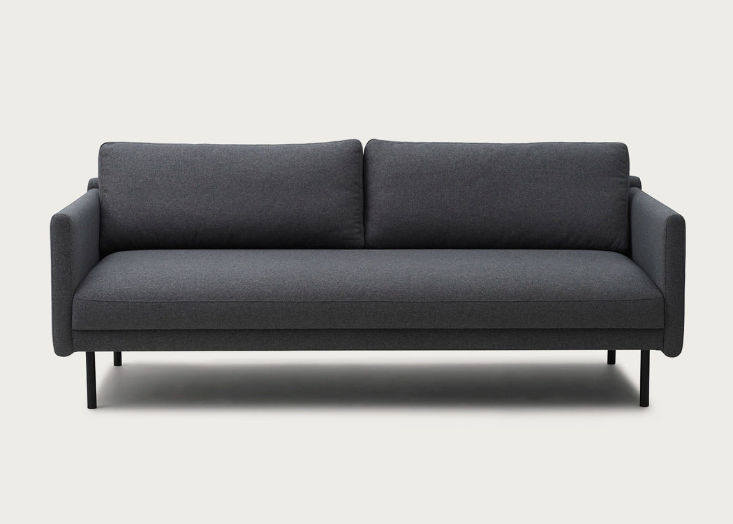 Rar 3 Seater Sofa Re-born Dark Grey