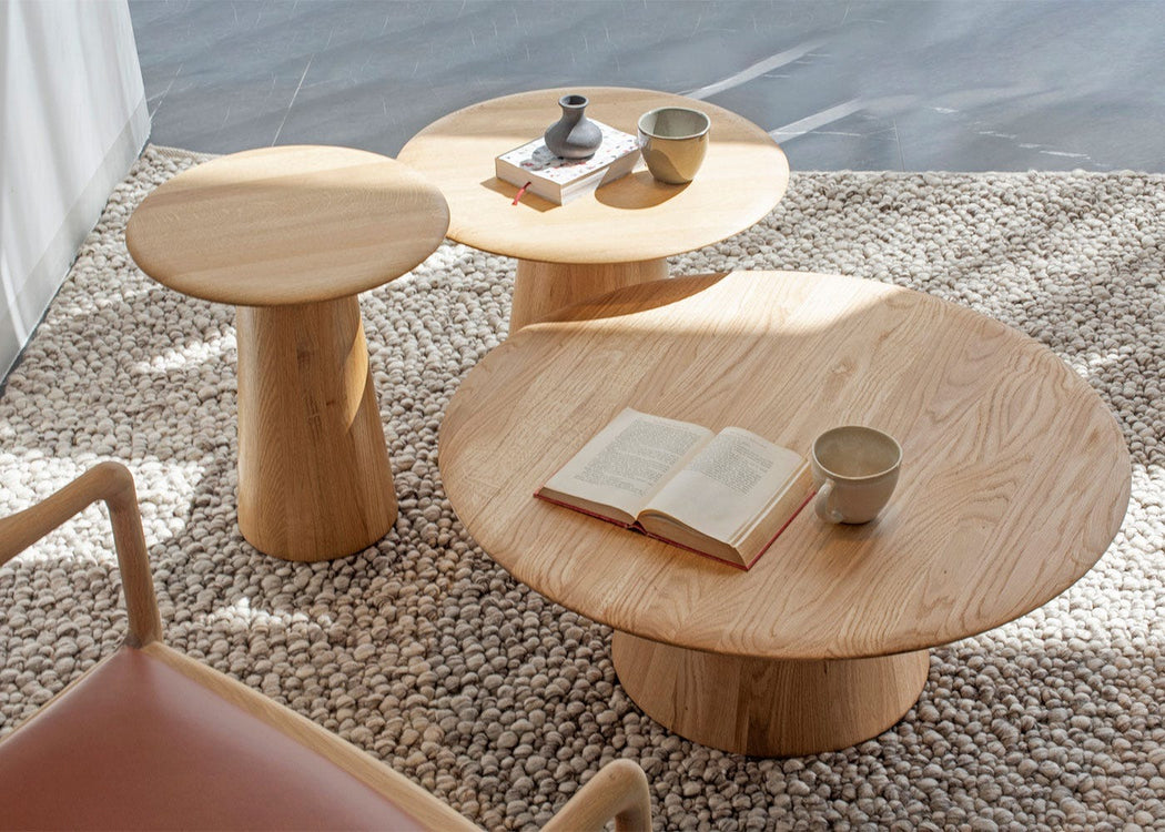 Mushroom Coffee Table Natural Oiled Oak