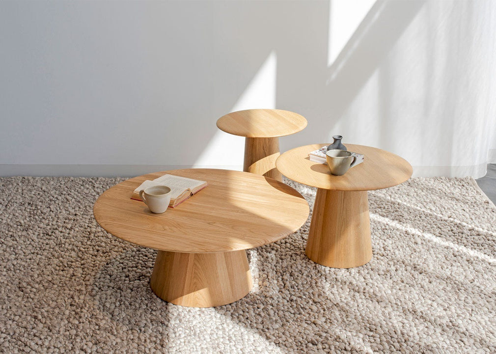 Mushroom Coffee Table Natural Oiled Oak