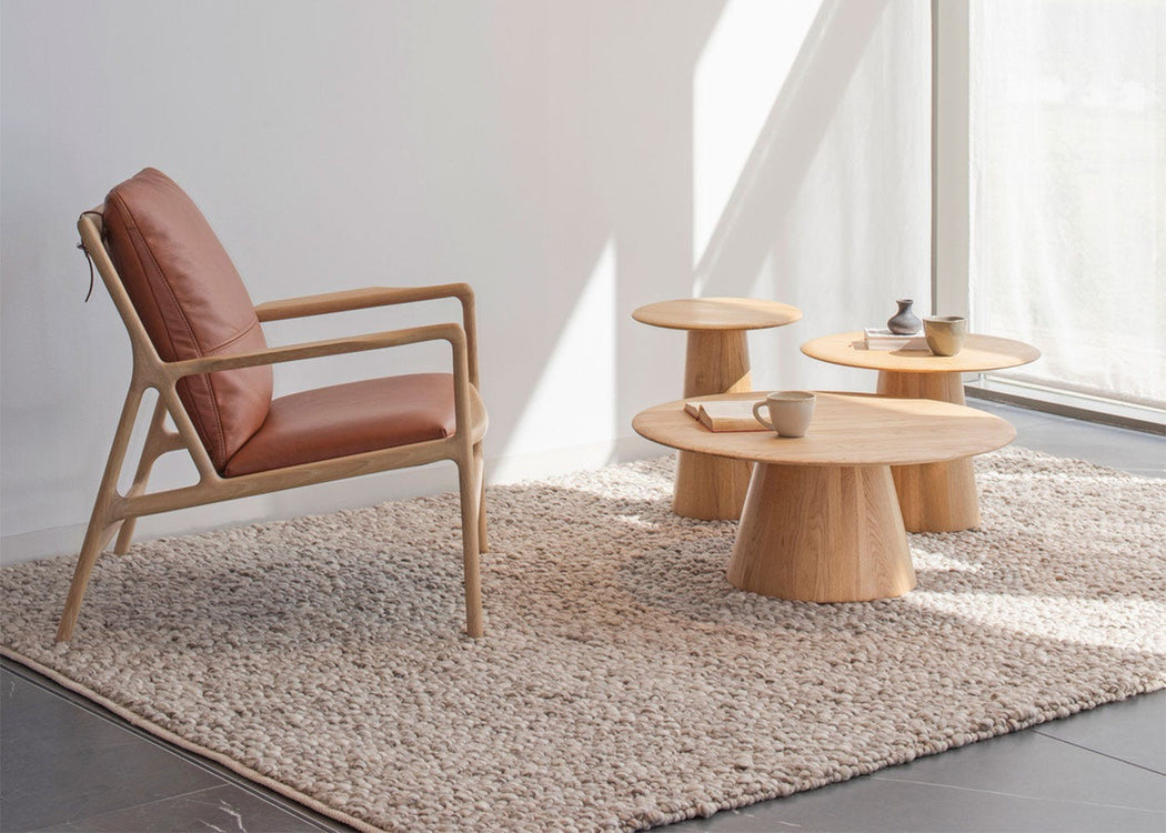 Mushroom Coffee Table Natural Oiled Oak
