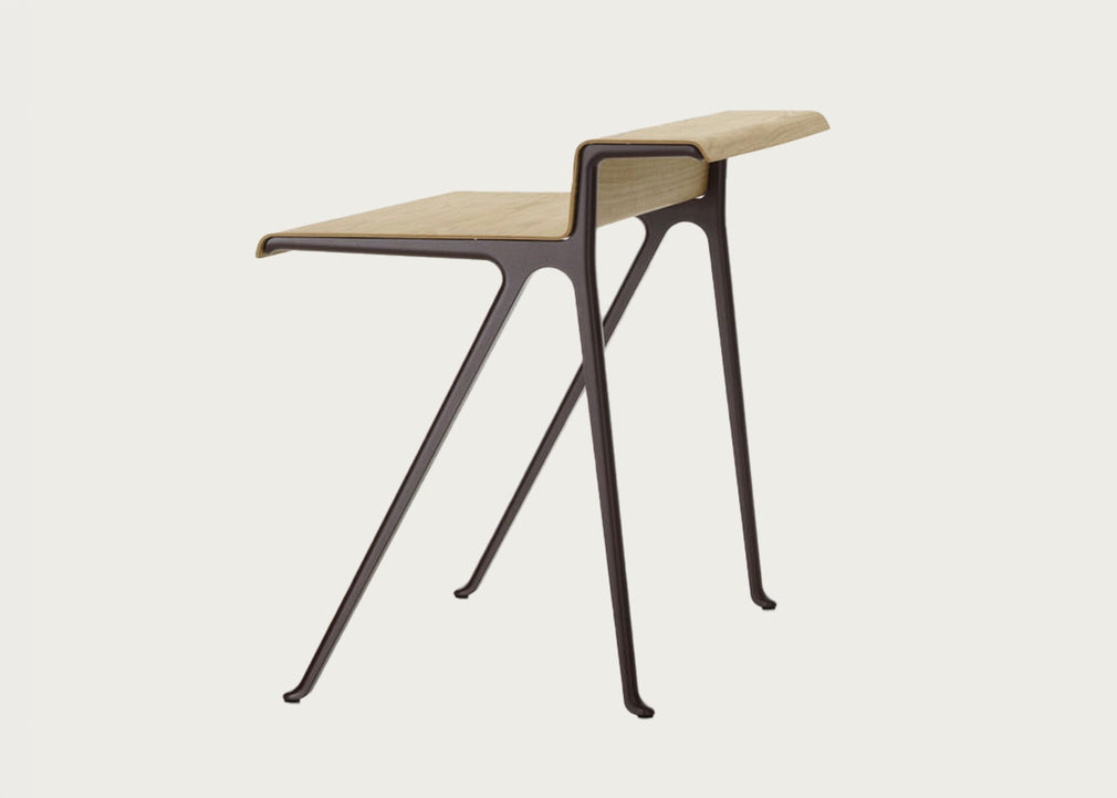 Courier Desk Dark Bordeaux