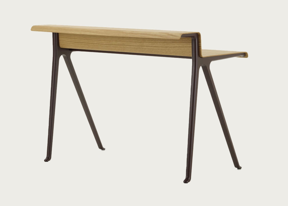 Courier Desk Dark Bordeaux