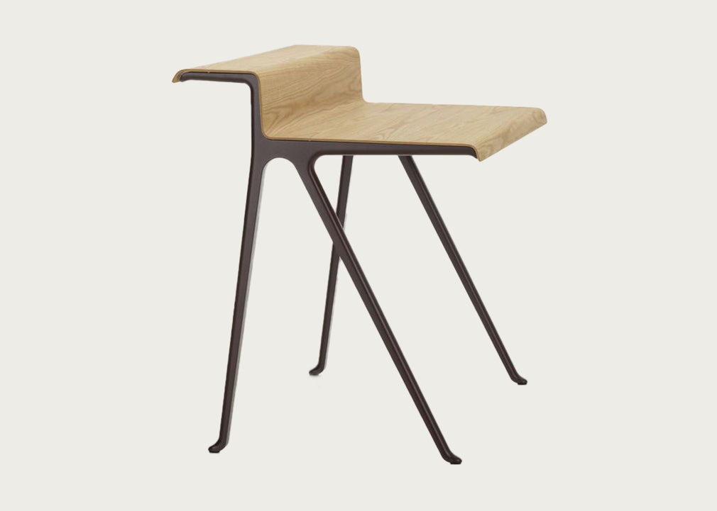 Courier Desk Dark Bordeaux