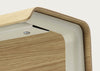 Courier Desk Dark Bordeaux