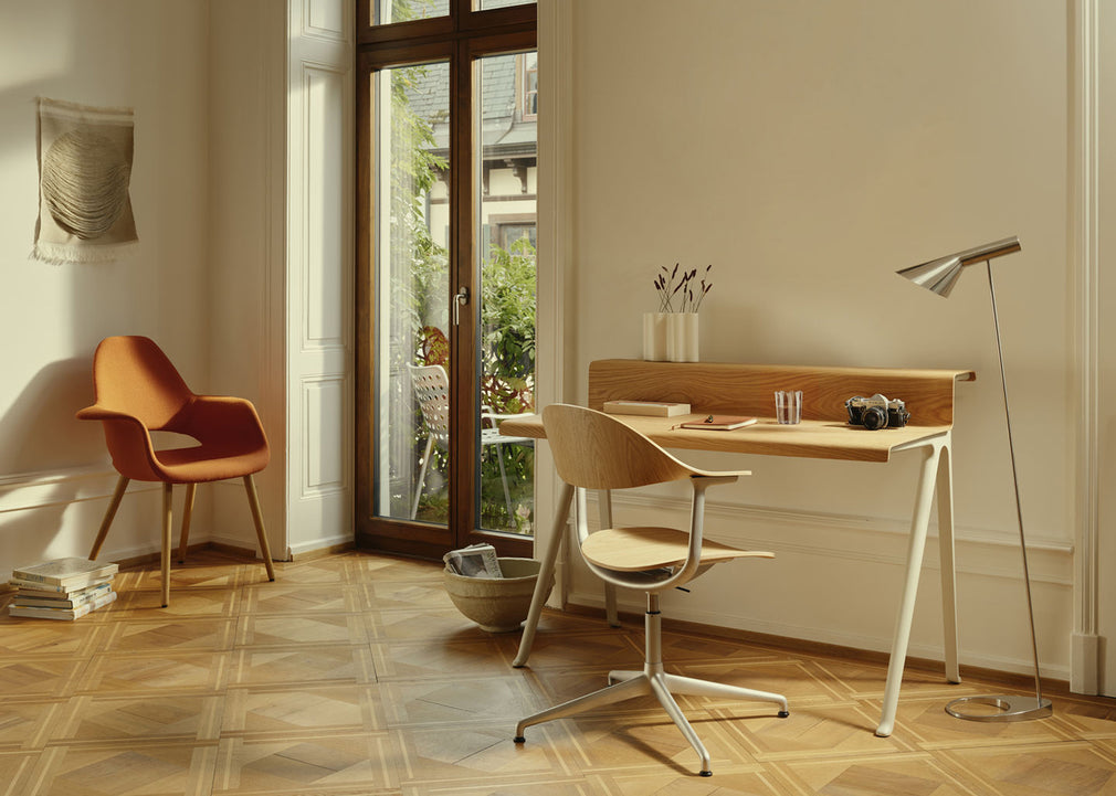 Courier Desk Dark Bordeaux