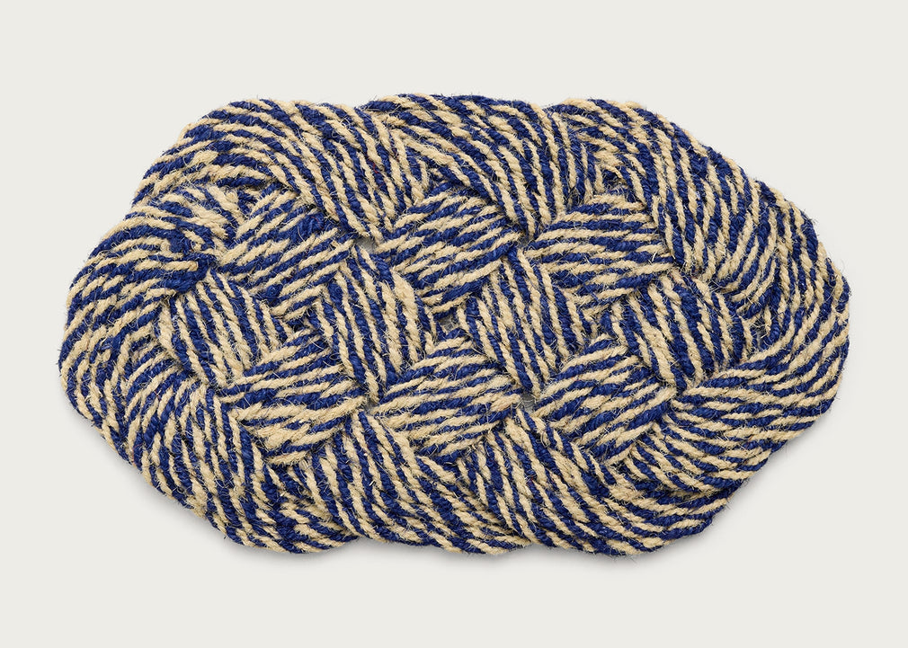 Coco Door Mat Swirl 30 x 80cm Coco Blue