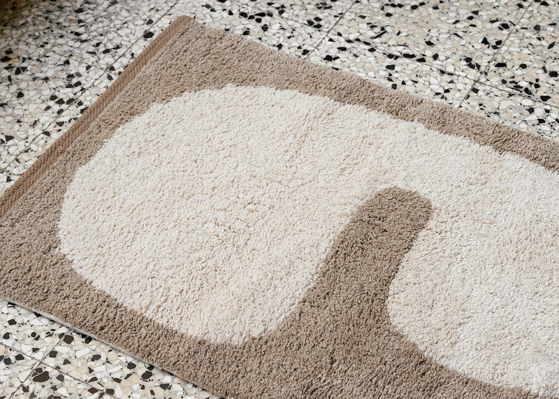 Lay Bath Mat Rust