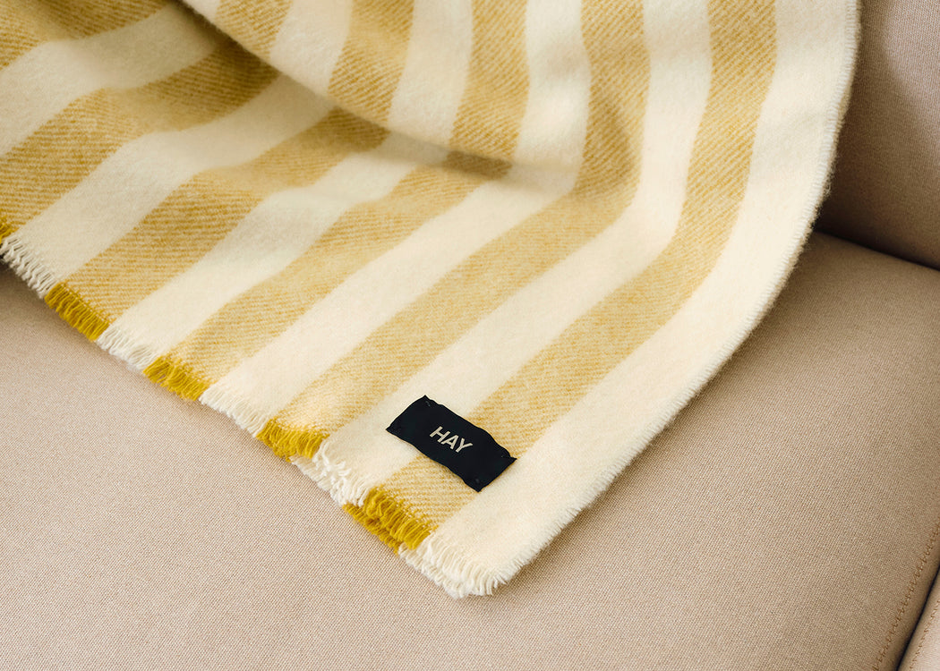Duo Throw Duo Cream-Yellow