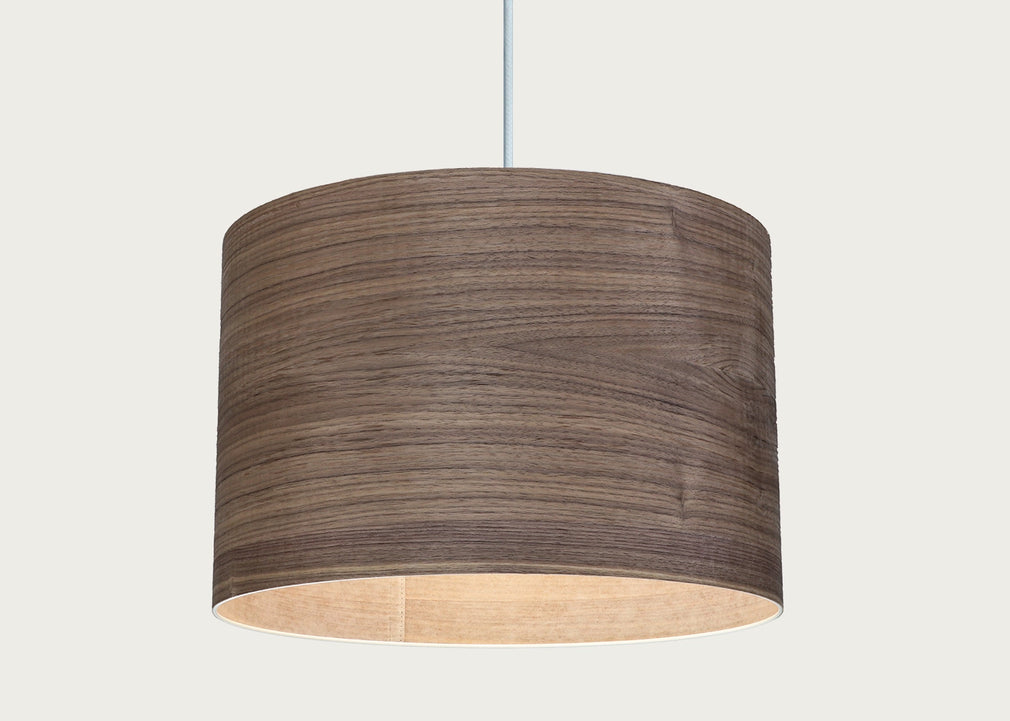 Wood Veneer Walnut Shade Small