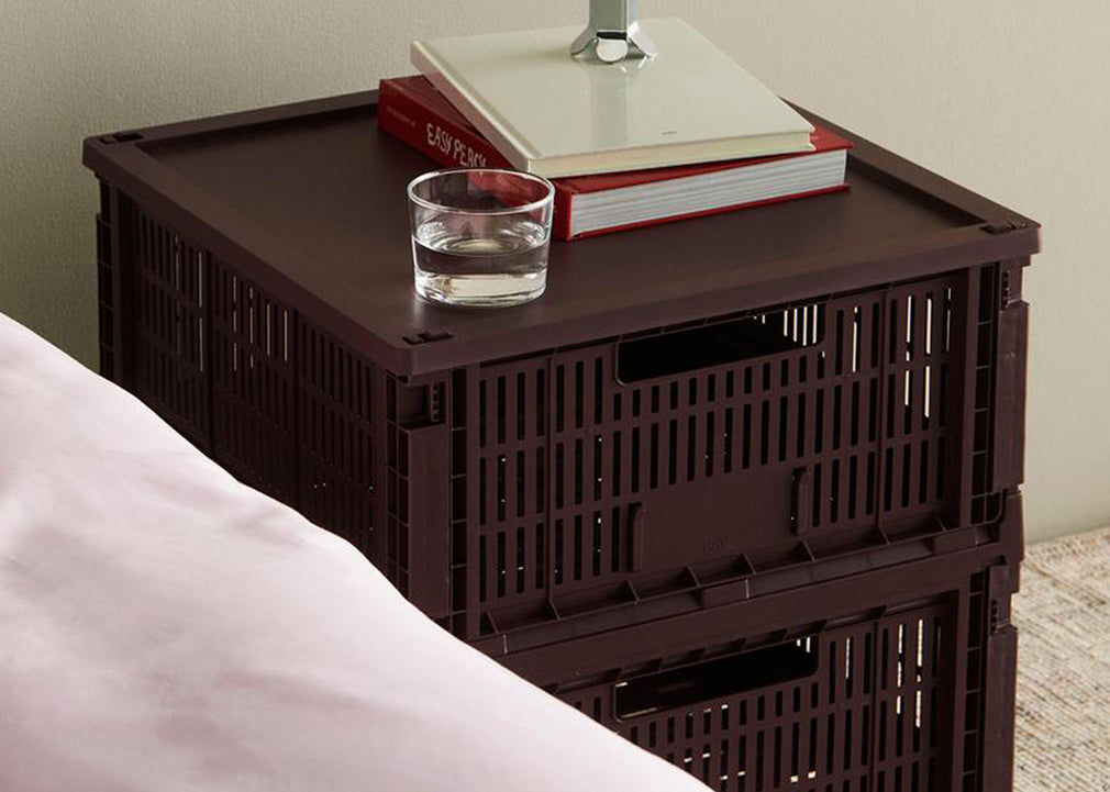Colour Crate Large Square Bordeaux